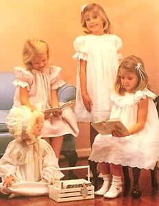 Exquisite Bishops & Bonnets Christening Baptism Communion Weddings Pattern 4-10y - Picture 1 of 9