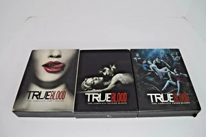 True Blood Seasons 1, 2, & 3 Complete Season DVD Box Sets - Picture 1 of 10