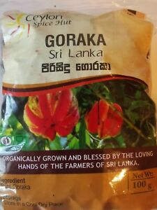100% Natural pure Sun Dried Goraka Sri Lanka 100g Premium Quality GORAKA