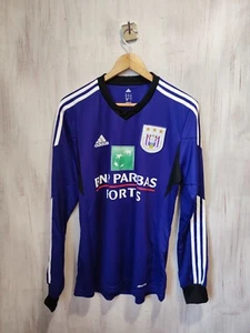 RSC Anderlecht 2013 2014 home Size M Adidas soccer shirt jersey football kit L/S - Picture 1 of 8
