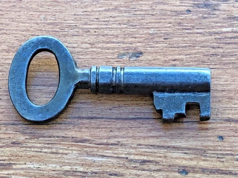 early 1900s  furniture or padlock  key ? . ref 11 Cover