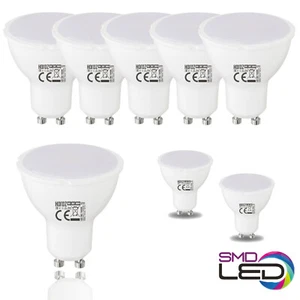 5x 10x Juego de ahorro GU10 LED bombilla foco bombilla lámpara 4W 250 lúmenes - Imagen 1 de 2