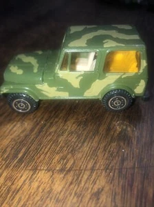 Yat Ming Military Vintage Hard Top CJ-7 Jeep Toy Diecast Car - Picture 1 of 4