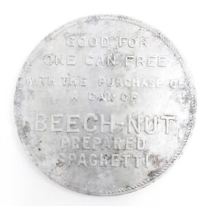 Vtg 1920's Beech-Nut Tobacco Beech Nut Coupon Advertising Token Coin Rare