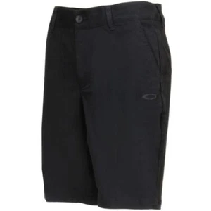 Oakley Icon Chino Golf Short Mens Size 30 S Blackout Black Shorts Walkshort - Picture 1 of 3