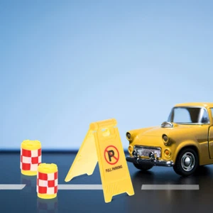 16PCS Kids Street Signs Toy Kids Road Cone Warning Sign Toys Driveway Cone - Picture 1 of 9