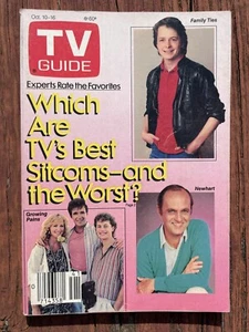 TV Guide October 10, 1987 Family Ties Michael J Fox Growing Pains - Picture 1 of 9