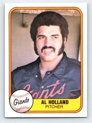 1981 Fleer - #445 Al Holland (RC) - *EX-NM* - Image 1 of 2