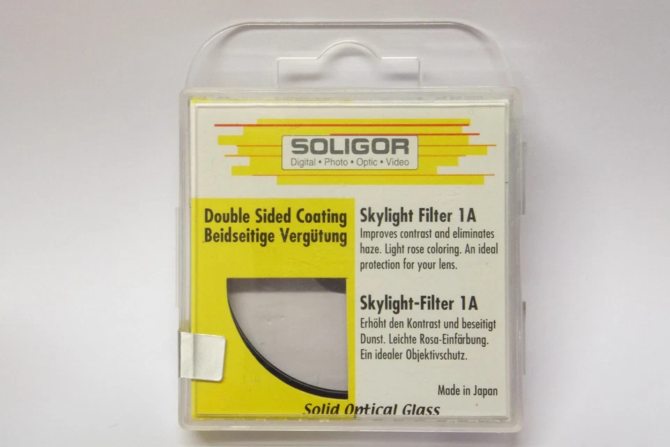Soligor Skylight Filter 1A 55 mm Neuware  Sky Filter 55mm  - Image 1 of 1