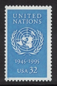 Scott 2974- United Nations, 50th Anniversary- MNH 32c 1995- unused mint stamp - Picture 1 of 1