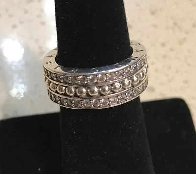 Pandora Forever Pandora Ring 190962CZ +FREE GIFT BOX & POLISHING CLOTH +Tag - Image 1 of 4