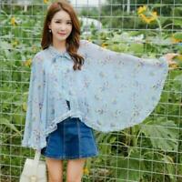 Women Shrug Bolero Ruffle Lolita Puff Sleeve Chiffon Capelet Cardigan Shawl Pink Women Shrug Bolero Ruffle Lolita Puff Sleeve Chiffon Capelet Cardigan Shawl Pink