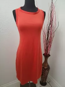 MARITHE FRANCOIS GIRBAUD size M Red Dress casual open criscross back summer - Picture 1 of 12