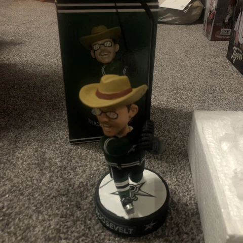 Frisco RoughRiders Teddy Roosevelt Dallas Stars Bobblehead SGA Cover