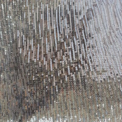 1 Box full fabric embroidery 3mm sequins Mesh Nude Color Remnant Lot big pieces - Image 1 of 4