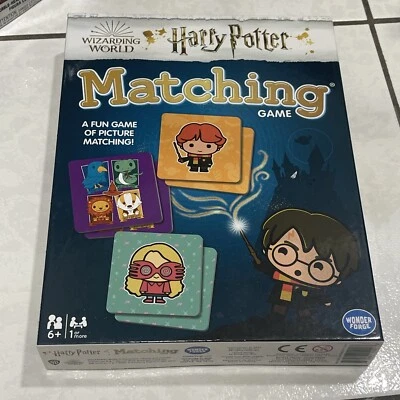 Harry Potter Matching Game Wizarding World Memory  .Box slightly damaged. - Image 1 of 2