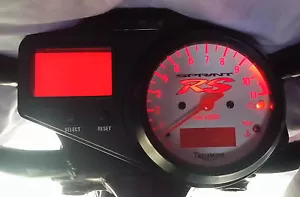Kit Actualización Reloj LED LightenUPgrade ROJO Triumph TT 600 - Imagen 1 de 4