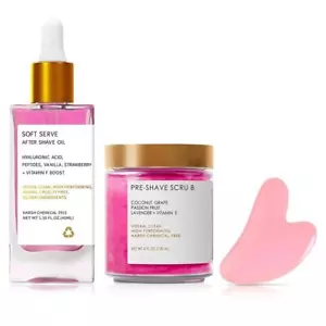 1Set Truly Beauty Strawberry Vanilla After Shave Oil for Smooth Skin Post Shave↑ - Bild 1 von 9