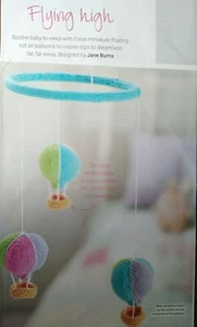 FLYING HIGH - HOT AIR BALLOON MOBILE - Magazine Pull Out - Picture 1 of 1