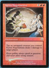 Kyren Negotiations FOIL Mercadian Masques NM Red Uncommon CARD (223416) ABUGames