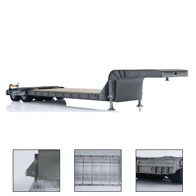 LESU 1/14 Metal Heavy Trailer 4Axles 872MM for Tamiya RC Tractor Truck Lorry - Image 1 of 4