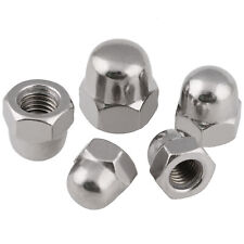 Acorn Cap Dome Hex Nuts Fine Thread Stainless Steel - Pitch 1.0mm/ 1.25mm/ 1.5mm