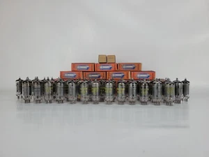 6BE6 TUNGSRAM LOT OF NEW AND USED VACUUM TUBES 48 UNITS - Picture 1 of 10