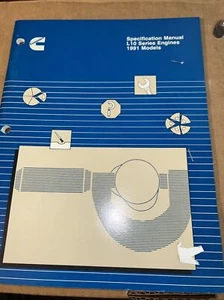 Cummins L-10 Series Diesel Engine Factory Specification Spec Manual - Picture 1 of 7