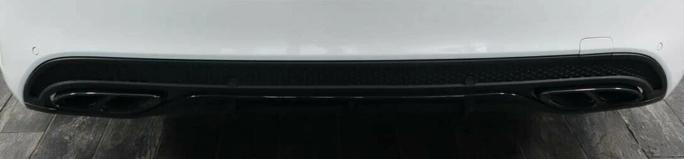 Punta de escape cromada negra Mercedes OEM W253 C253 GLC 43 AMG W205 C205 C 43 AMG Foto 1 de 1