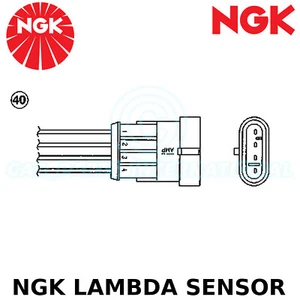 NGK Lambda Sensor (Oxygen O2) - 4 Wires - Stk No: 94547, Part No: OZA641-A2 - Picture 1 of 1