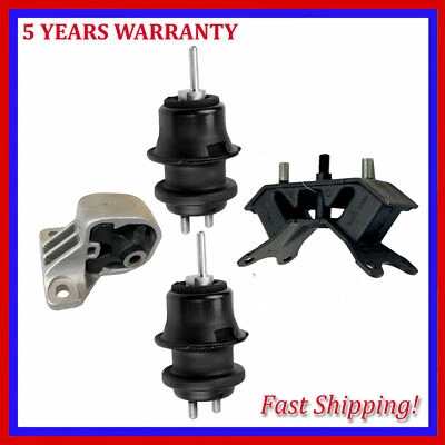 For Subaru Legacy Outback 2010-2014 3.6L H6 Engine Motor & Trans. Mount Set 4PCS - Image 1 of 4