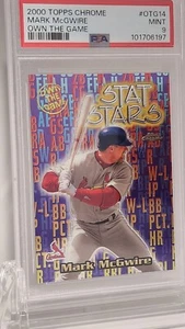 2000 Topps Chrome - Own the Game Mark McGwire #OTG14 Refractor - PSA 9 MINT - Bild 1 von 2