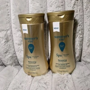 2er Pack Summer's Eve Cleansing Wash SPA Erneuerung mit ätherischen Ölen 12oz Gold - Bild 1 von 2