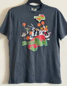 Space Jam Mens T-Shirt Shirt Movie Looney Tunes Graphic 1997 Cartoon MEDIUM NEW - Picture 1 of 6
