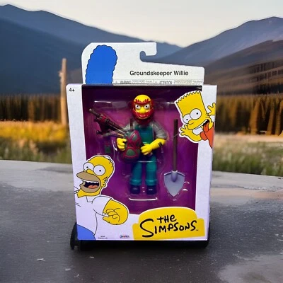Figura Jakks Pacific Los Simpson 5" 2024 - Groundskeeper Willie 17543 Coleccionista Foto 1 de 4