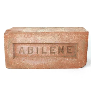 Vintage Used Abilene Texas Red Brick Paving Garden Architecture Decor Walk Way - Picture 1 of 9