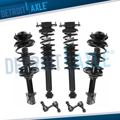 Front Rear Struts w/ Coil Spring Sway Bars Kit for 2010 - 2012 Subaru Outback - Image 1 of 4