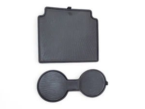 Acura MDX 22-24 Center Console Tray Mat/Insert Set Black 83470-TYA-A01, E025, EO - Picture 1 of 9