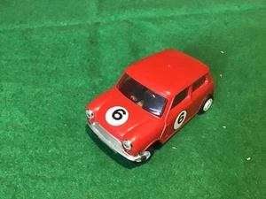 SRM slot Car Mini Cooper Red tested working Motor S.R.M. - Picture 1 of 6