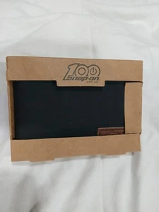 Snap On Tools 100th Anniversary Bifold Wallet Money Clip Black Leather - Picture 1 of 9