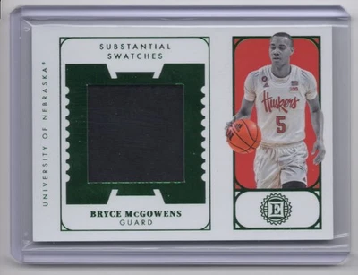2022-23 Chronicles Draft Picks Encased Substantial Rookie Swatch Bryce McGowens - Image 1 of 2