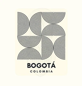 Bogota Colombia Vintage Style Tourism Souvenir Sticker Decal BOG Rolo Cachaco - Picture 1 of 1