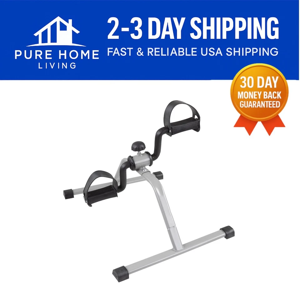Wakeman Under Desk Bike With Adjustable Resistance - Ideal for Home or Office - Image 1 of 4