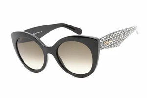 Gafas de sol SALVATORE FERRAGAMO SF964S 003 marco negro lentes grises 54 mm - Imagen 1 de 4