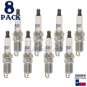 8 Pack ACDelco Double Platinum Spark Plugs 2006 for Chevrolet Silverado SS 6.0L - Picture 1 of 2