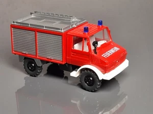 Wiking, Unimog TLF 8/18 Feuerwehr, Vitrinenmodell, 1:87 - Bild 1 von 4