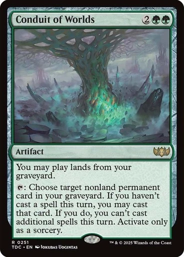 NM Conduit of Worlds, MTG, Tarkir: Dragonstorm, Magic the Gathering, 251 - Image 1 of 1