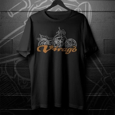 Camiseta para aficionados Yamaha XV700 y XV750 Virago 1981-1998 - Moto Foto 1 de 4