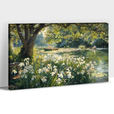 Arte de pared Monet, arte de pared vintage, arte de pared Claude Monet, impresiones artísticas vintage para... Foto 1 de 4