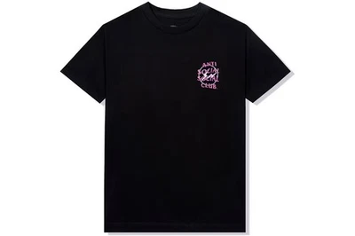 Nueva Camiseta Anti Social Social Club X Fragmento Pétalos Preciosos Negra Rosa - Talla Med Foto 1 de 3